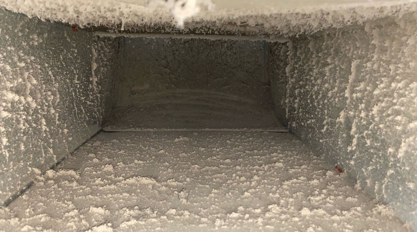 duct cleaning before and after pictures